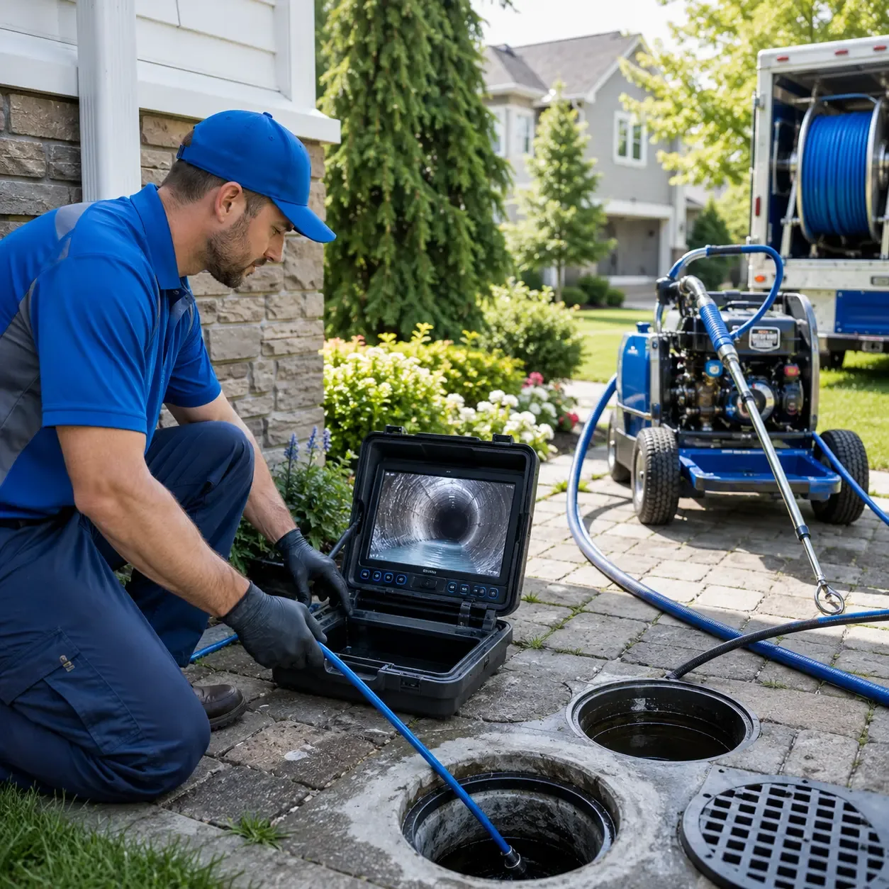 Outdoor drain cleaning professionals serving Gratiot, WI